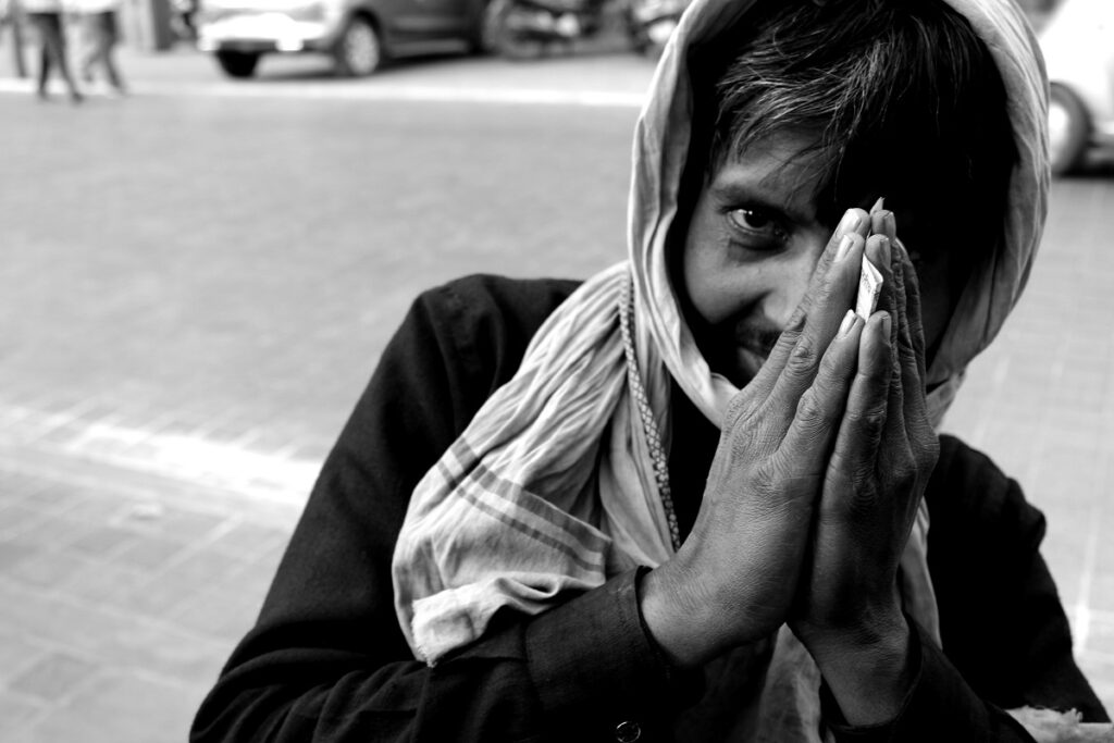 Kind Praying man