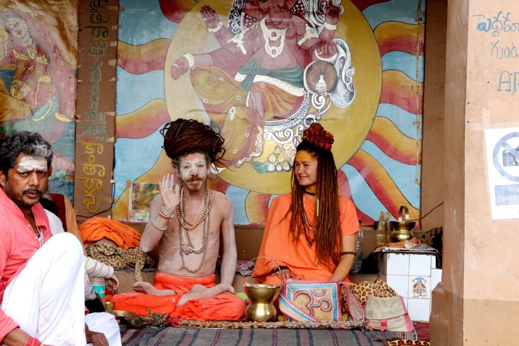 Wedding couple in Varanasi