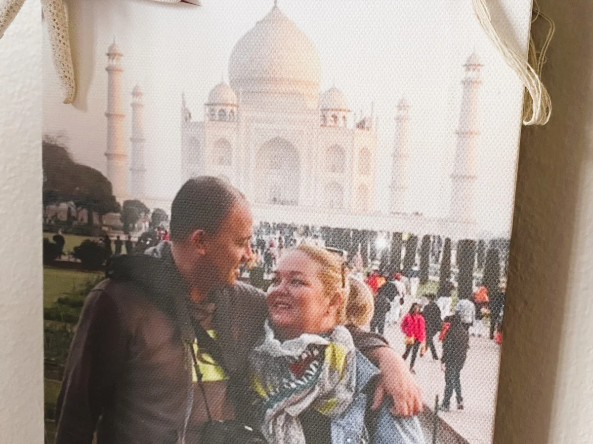 Ty and I at the Taj Mahal