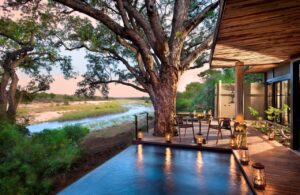 Private Plunge pool at andBeyond Tengile River Lodge