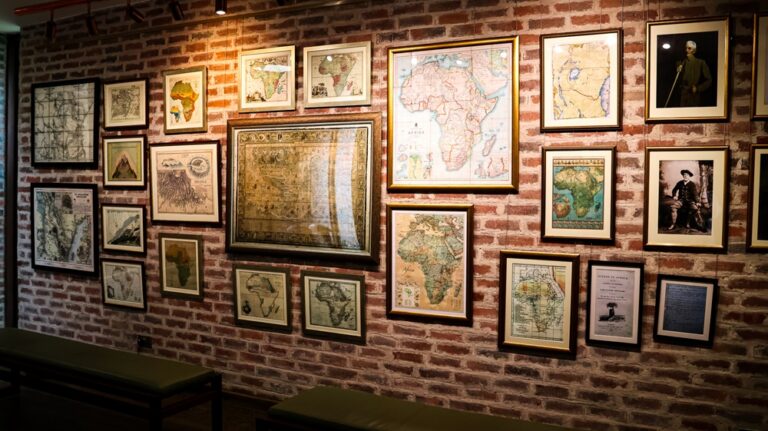 Maps of all around the world at Angama Mara