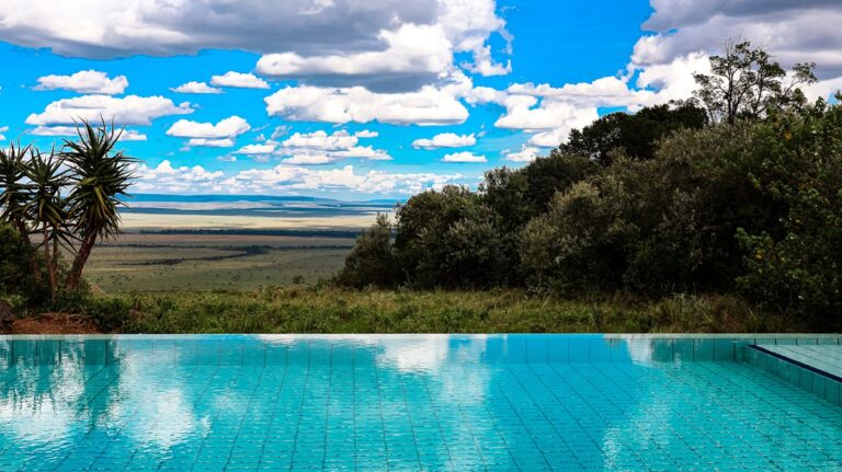 Swimming pool at Angama Mara