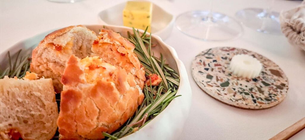 Bone Marrow Butter with Rosemary bread