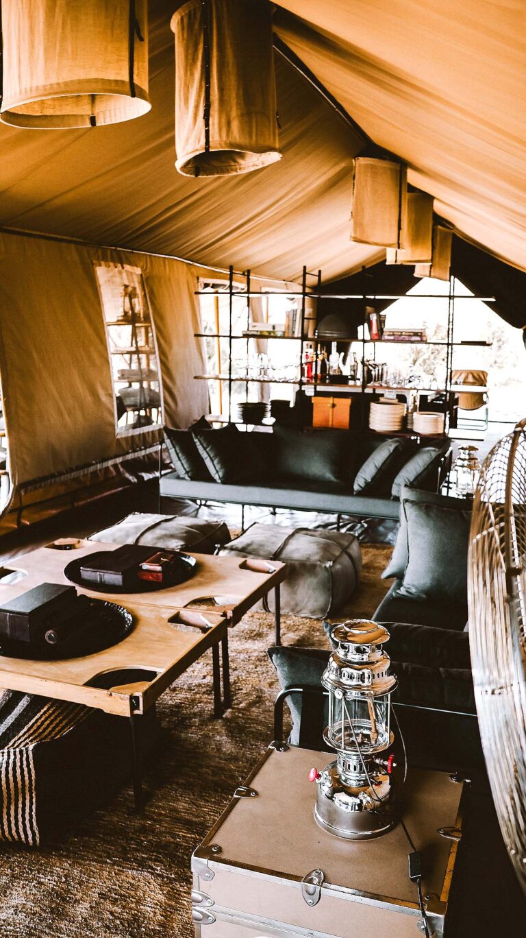 Dining area for meals