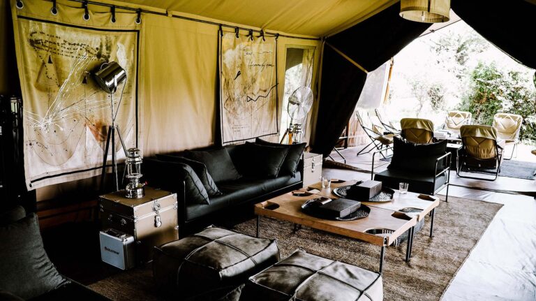 Luxury lounge area