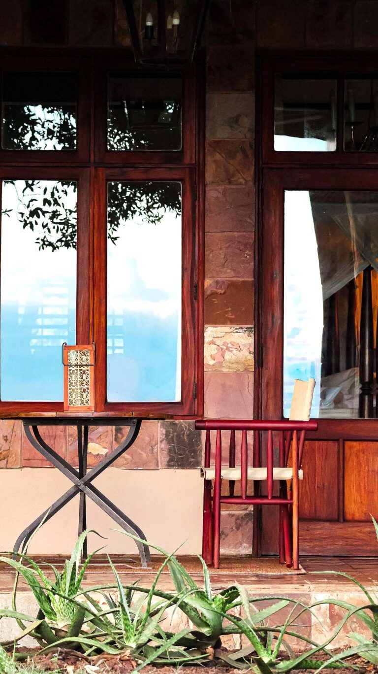 Decor at your cottage at Singita Sasakwa Lodge