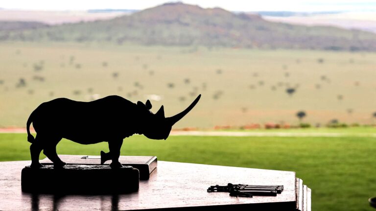 Reception view from Sasakwa lodge
