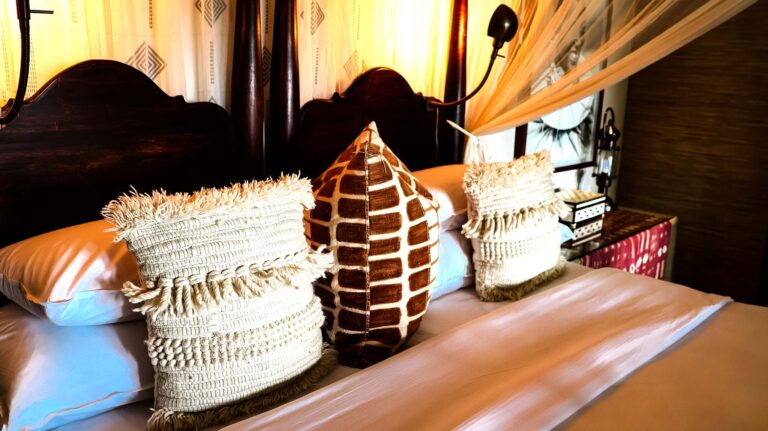 Decor at your cottage at Singita Sasakwa Lodge