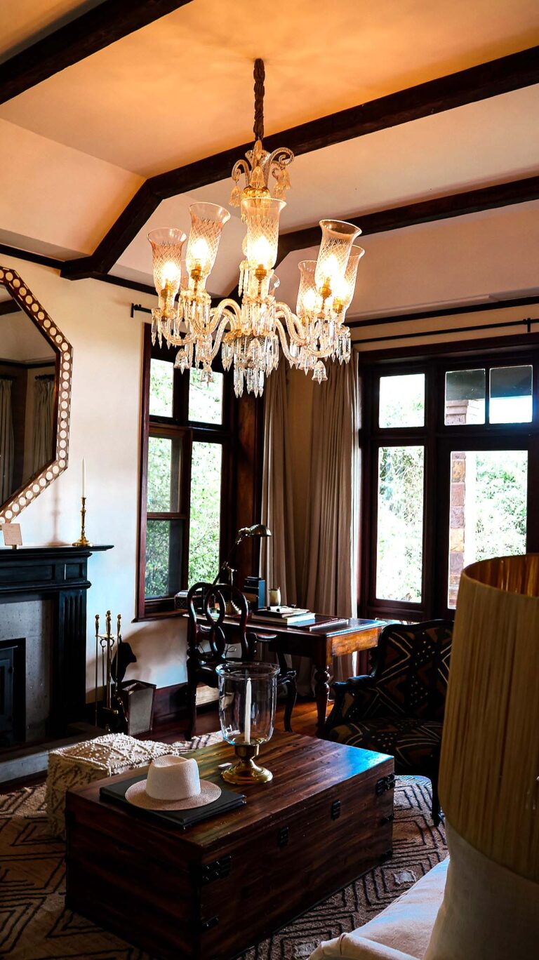 Decor at your cottage at Singita Sasakwa Lodge