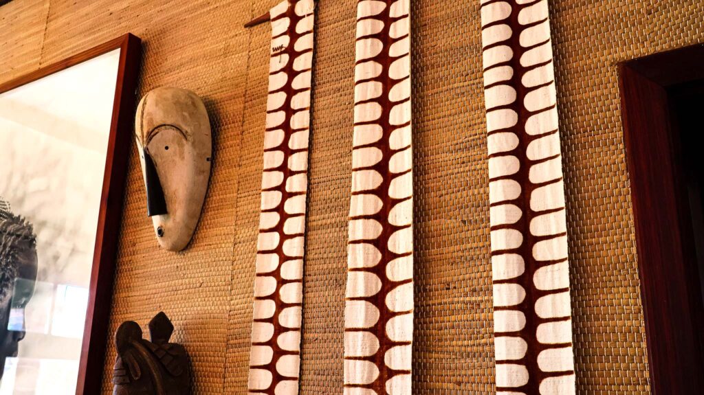 Decor at your cottage at Singita Sasakwa Lodge