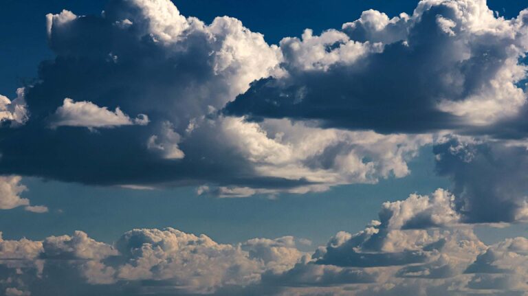 Cloud cover over Singita Sasakwa Lodge
