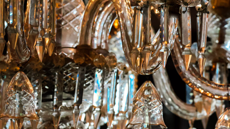 Chandeliers Light at Singita Sasakwa Lodge