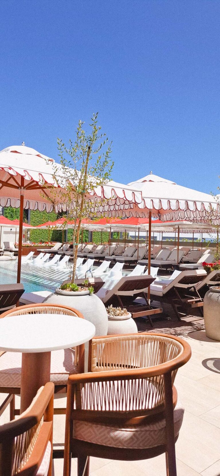 poolside Table Bay InterContinental