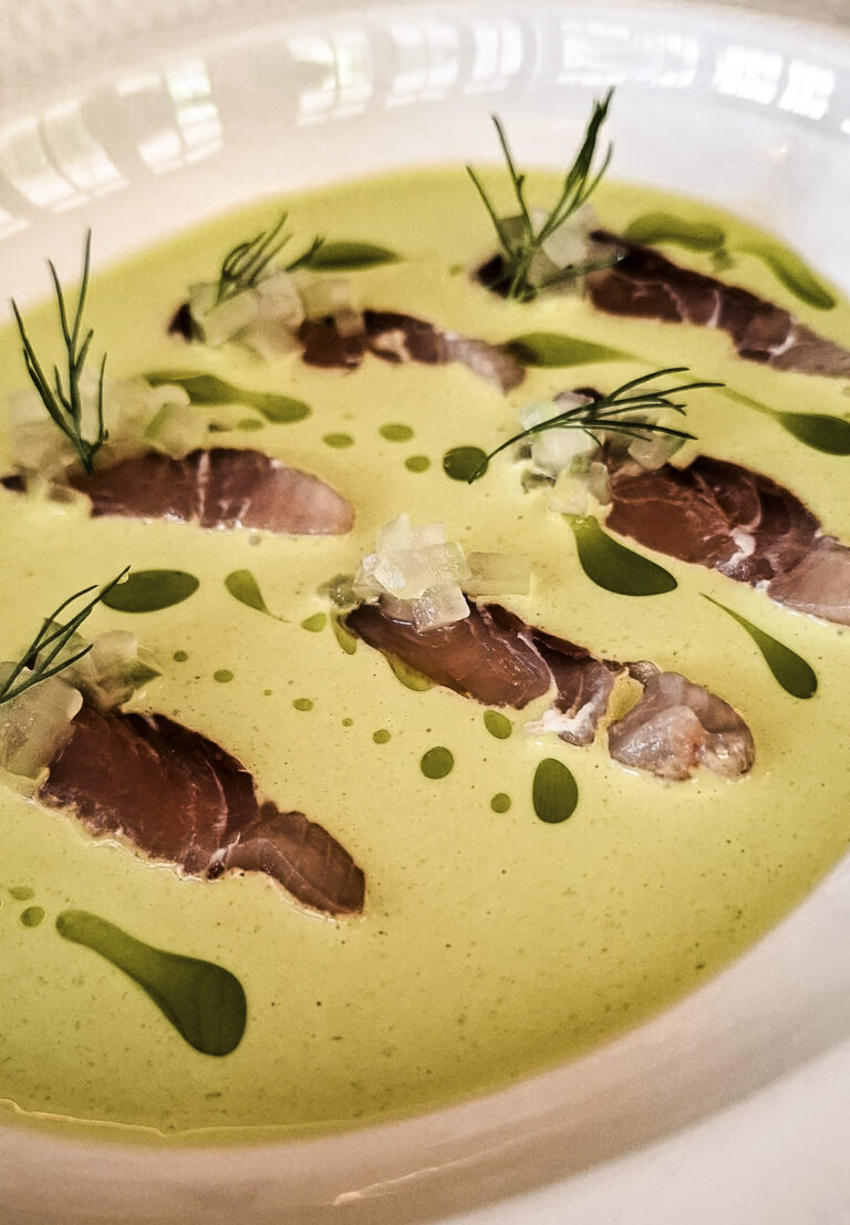 beautiful fish course