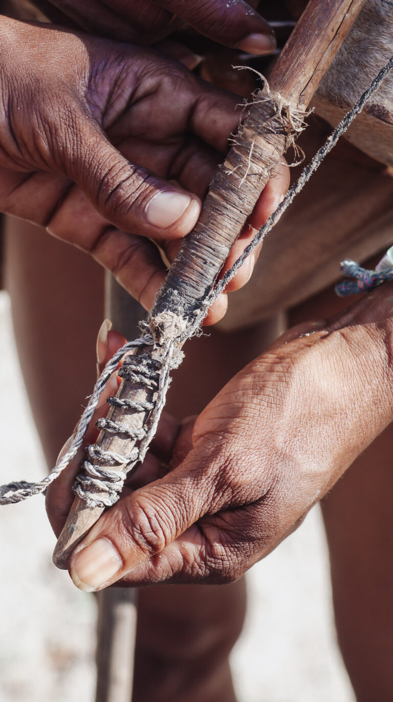 weapons made by Bushman