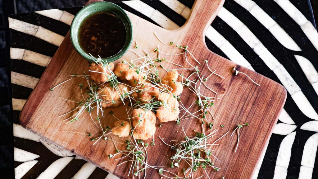 Deep fried cauliflower